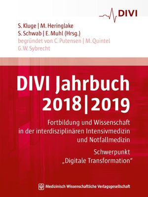 cover image of DIVI Jahrbuch 2018/2019